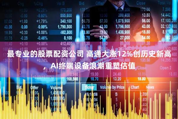 最专业的股票配资公司 高通大涨12%创历史新高，AI终端设备浪潮重塑估值